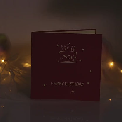 3D Birthday gift card - Celebrate in Style!